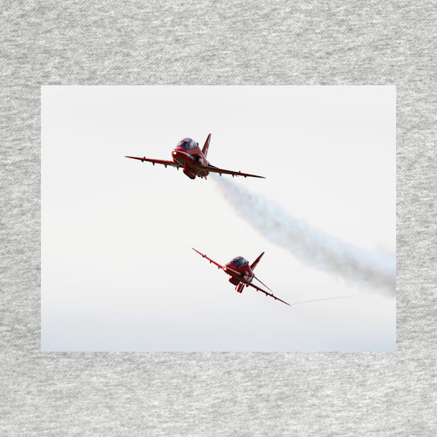 RAF Red Arrows Pair by captureasecond